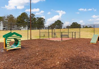 Dog park w/ agility equipment
